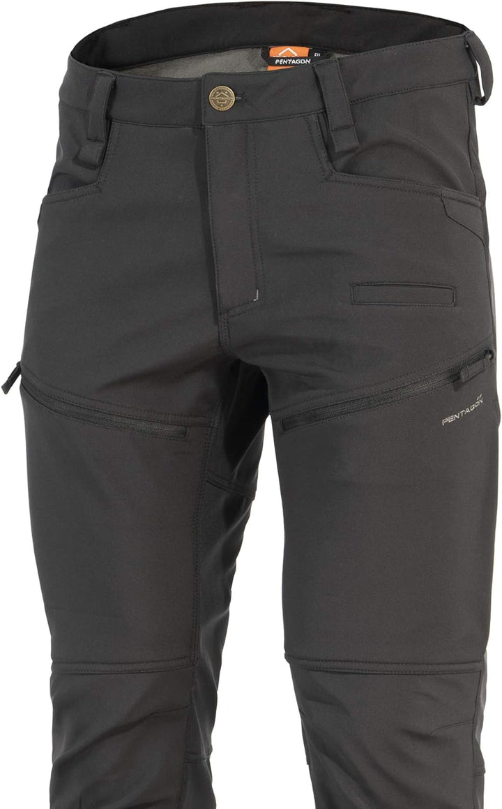 Pentagon Renegade Taiga Softshellhose 28W / 32L Schwarz, 28W / 32L Schwarz