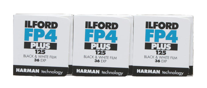 Ilford FP4 + 125 ASA 35 mm 36exp, 3 Stück