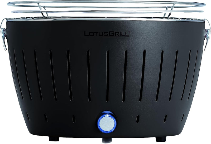 LotusGrill Classic Holzkohlengrill mit Aktivbelüftung - Anthrazitgrau Anthracite, Anthracite