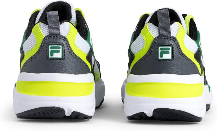 FILA Unisex Kinder Cr-cw02 Ray Tracer Kids Sneaker 34 EU Black Acid Lime, 34 EU Black Acid Lime