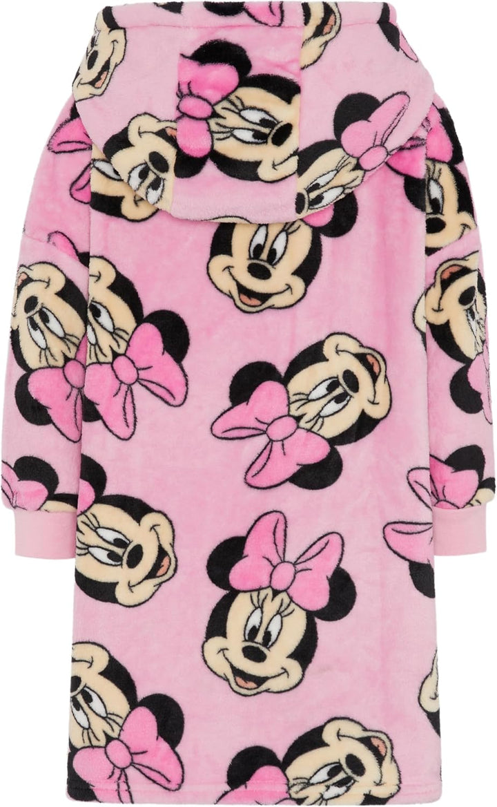 Disney Minnie Maus - Decke Hoodie Kinder Fleece Übergrösse Kapuzenpullover Mädchen 3-4 Jahre, 3-4 Ja