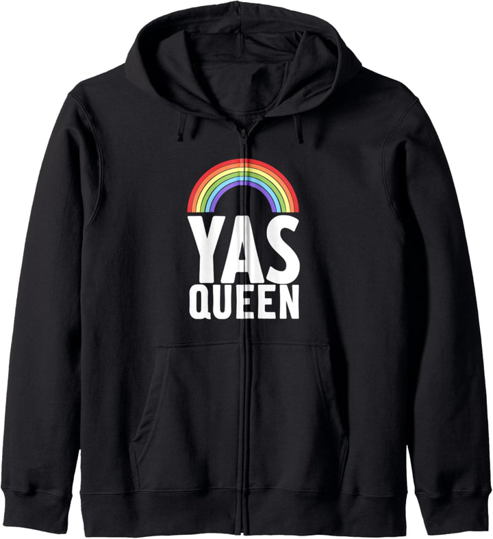 Yas Queen - Lustige LGBT Drag Queen Kapuzenjacke