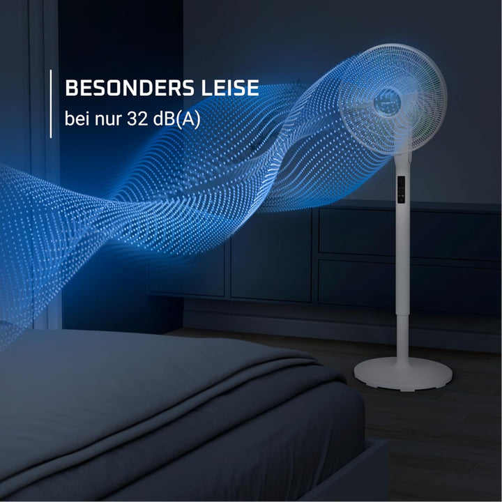 Rowenta Turbo Silence Extreme +, Standventilator mit 16 Geschwindigkeiten und 3 automatischen Modi,