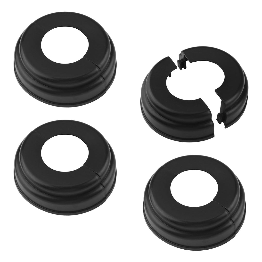 Runde Pfosten-Basisabdeckung, 4 Stück, 4,1 cm, Kunststoff, Deckzaun, Basisabdeckung, dekorativer Pfo