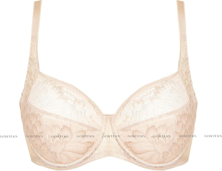 Gorteks Damen BH 65E Beige, 65E Beige