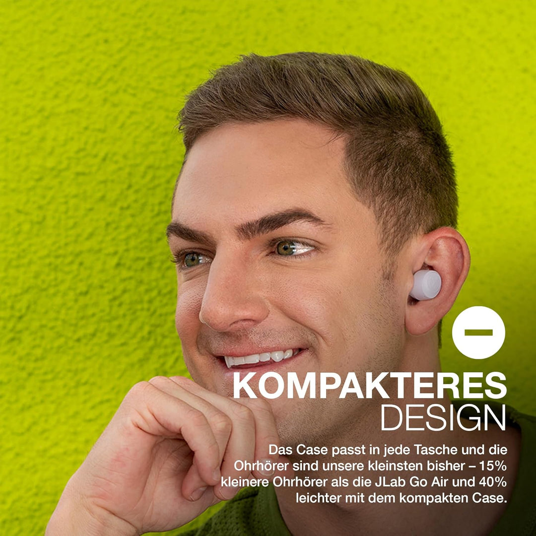JLab Go Air Pop In Ear Kopfhörer kabellos Bluetooth, True Wireless Kopfhörer, 32+ Std Headphones, ka