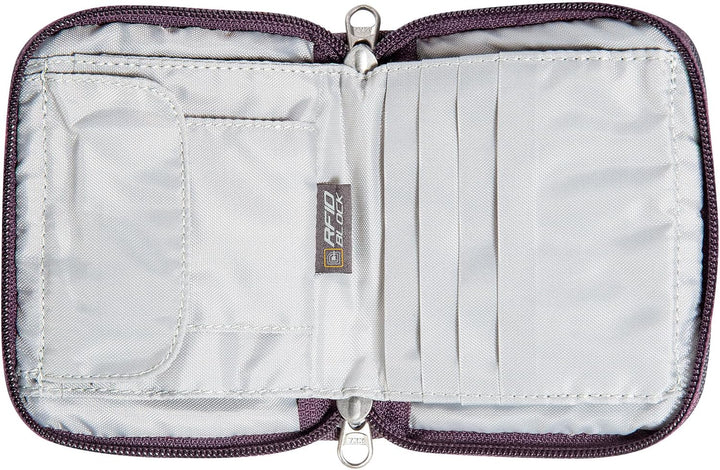 Tatonka Zip Money Box RFID Block - Geldbörse mit RFID-Blocker - TÜV geprüft Midnight Plum, Midnight