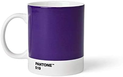 Pantone Porzellan Becher 6er-Set, 6 Kaffeetassen à 375 ml, coffee, mit Henkel, spülmaschinenfest, kl