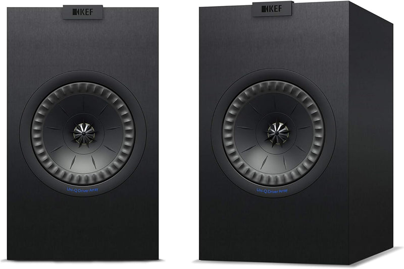 KEF Q150 Schwarz Lautsprecher Paar, HiFi | Heimkino | Regallautsprecher | Boxen | Stereo | High End