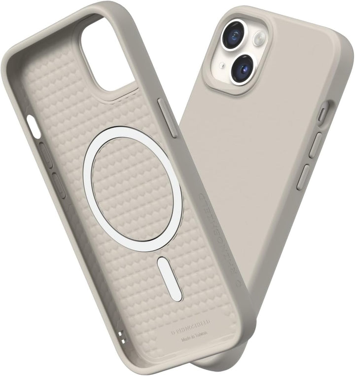 RhinoShield Case kompatibel mit [iPhone 13/14] | SolidSuit - MagSafe-kompatibel -Stossdämpfende & sc
