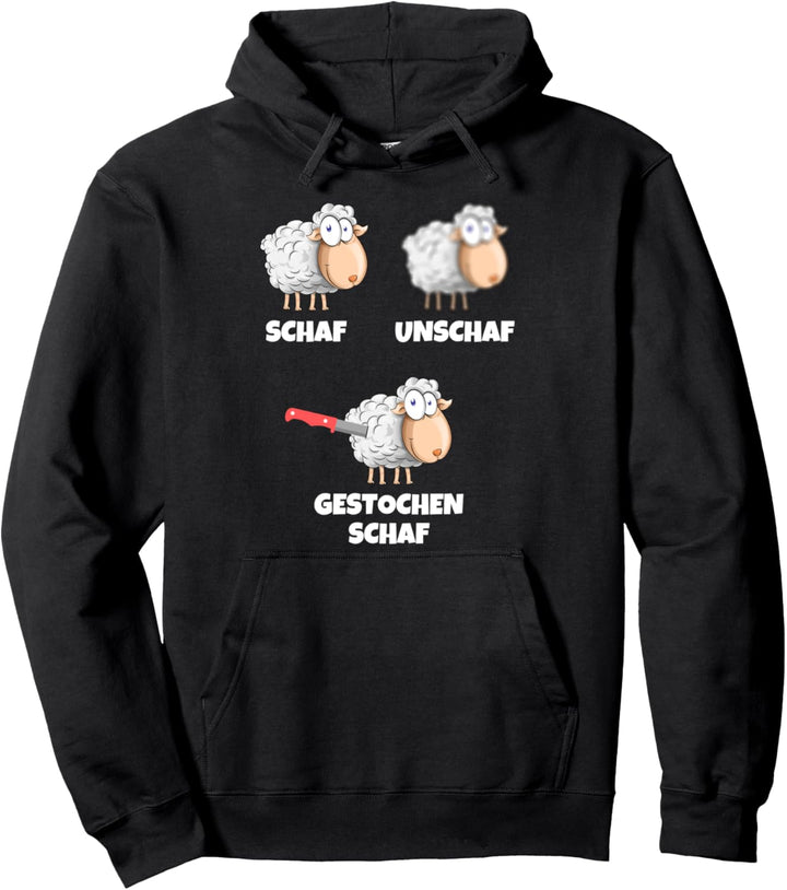 Schaf Unschaf Gestochen Schaf Lustiger Spruch Fotografen Pullover Hoodie