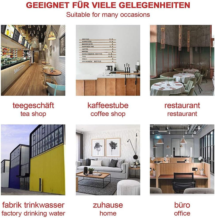 Melko Glühweinkocher Heissgetränkeautomat 7 Liter mit Zapfhahn für Milch, Kaffee, Tee, Kakao, Glühwe