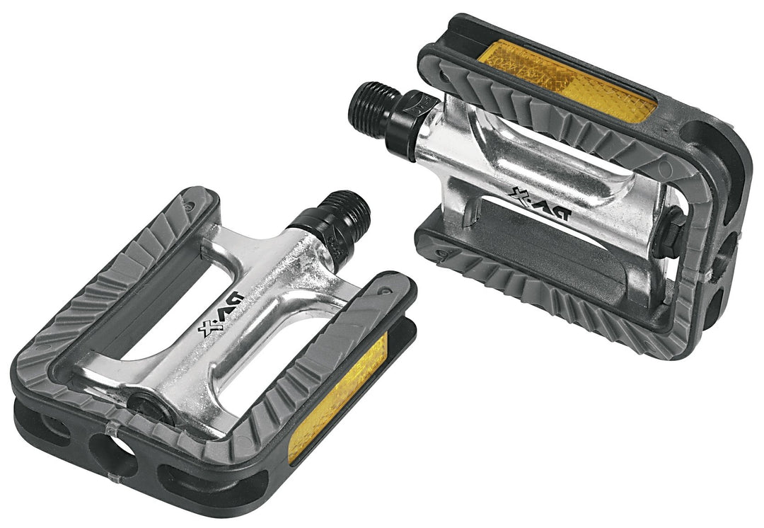 ergotec Pedale 191 / Aluminium, 9/16"-Gewinde, Industrielager, silber, 86016001