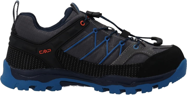 CMP Unisex Kinder Rigel Low Shoe Wp Trekking-& Wanderhalbschuhe 38 EU Grau Meeresblau Graffite Oltre
