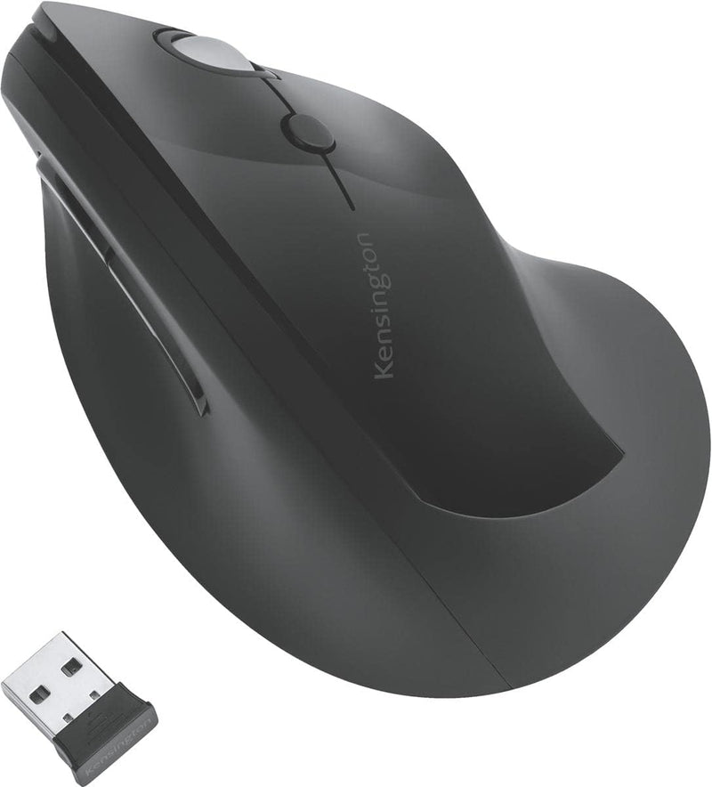 Kensington Kabellose ergonomische vertikale Maus, Wireless Pro Fit Ergo Vertikale Computermaus mit S