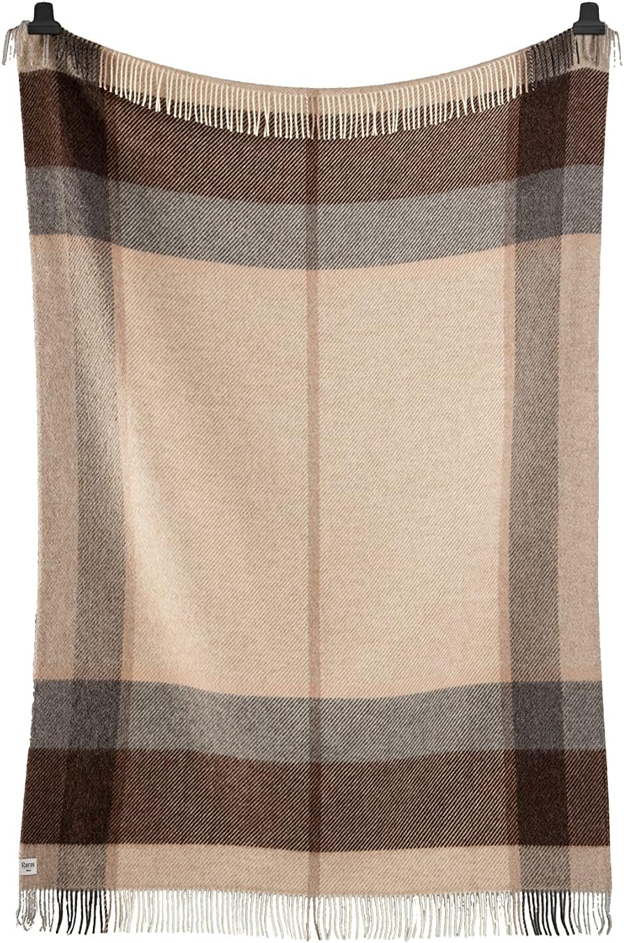 RØROS TWEED - Myrull - Wolldecke aus norwegischer Lammwolle - Design von Karen Staver - Deckenmasse: