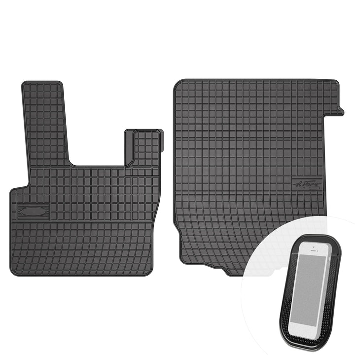 Gummimatten Auto Fussmatten Gummi Automatten Passgenau 2-teilig Set - passend für DAF CF 65 75 85 ab