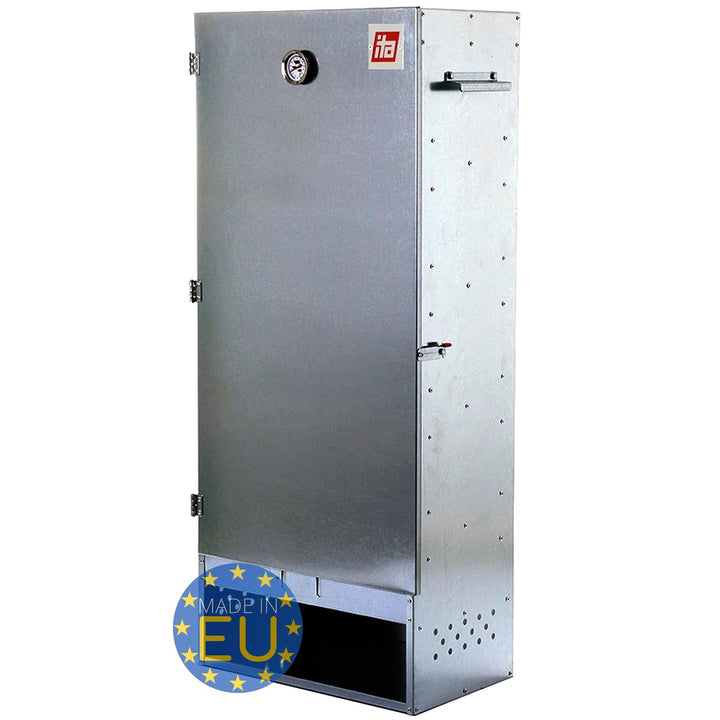 ITA Räucherofen 7003 - Premium XL Räucherschrank mit 3 Etagen 111 cm - Legierter Stahl - Qualität Ma