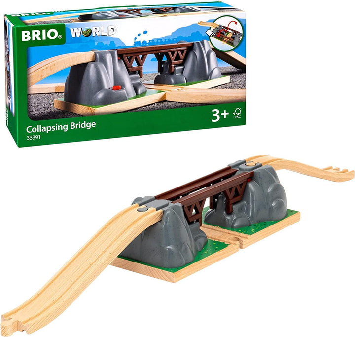 BRIO World 33887 Grosses Lagerhaus-Set mit Aufzug - Zubehör für die BRIO Holzeisenbahn - Konstruktio