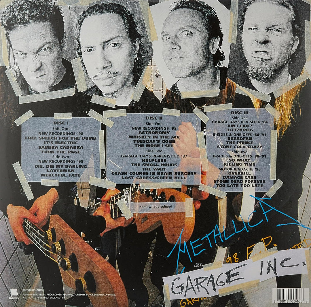 Garage Inc, Vinyl