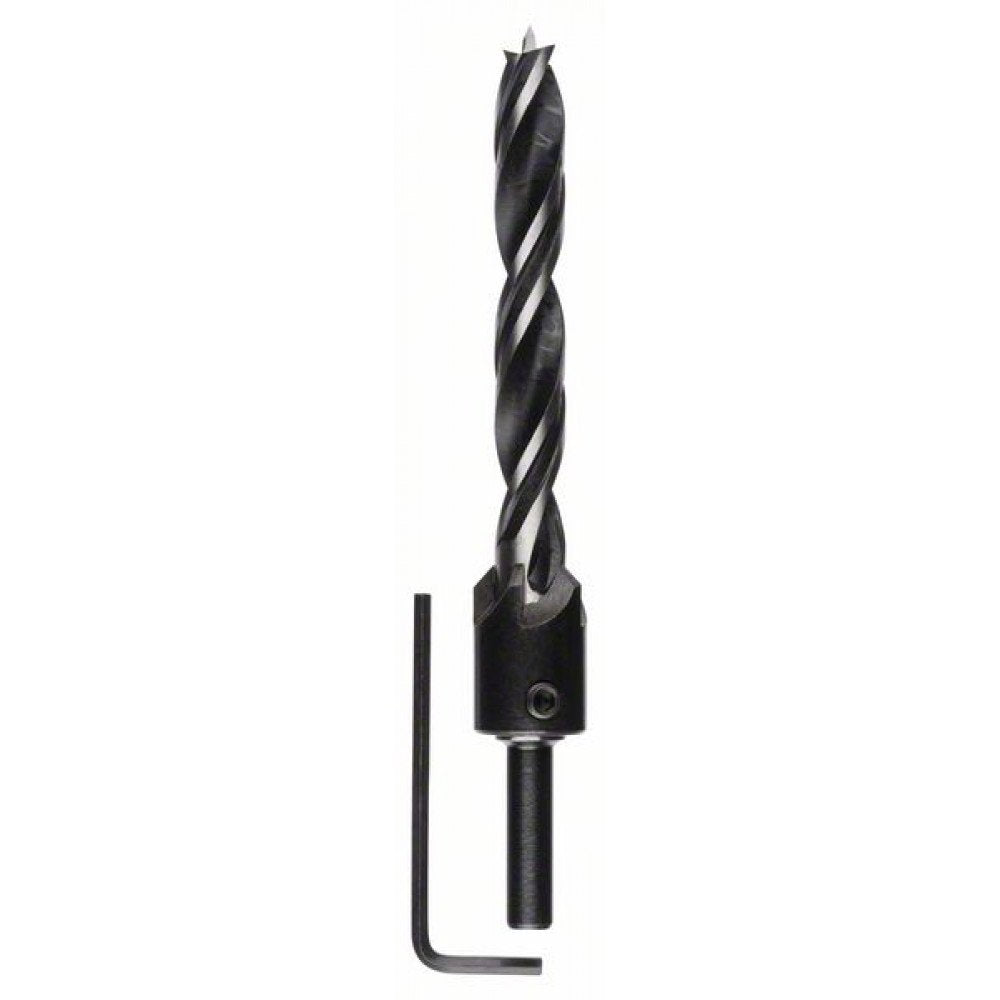 Bosch Professional Holzspiralbohrer mit Senker 90°, Durchmesser: 12/Gesamtlänge in mm: 20, Durchmess