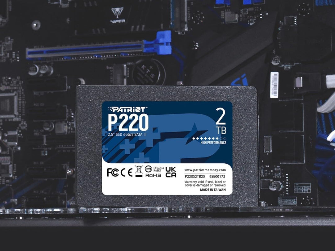 Patriot Memory P220 Internes Solid State Drive 2TB SSD SATA 3 2,5 Zoll