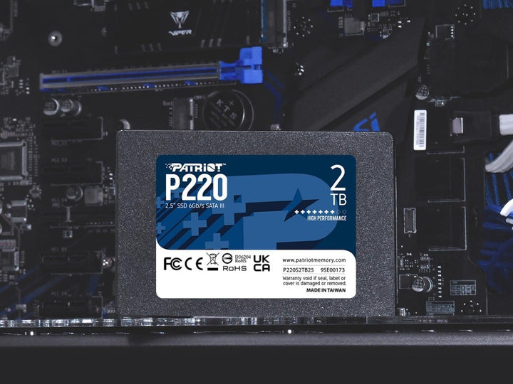 Patriot Memory P220 Internes Solid State Drive 2TB SSD SATA 3 2,5 Zoll
