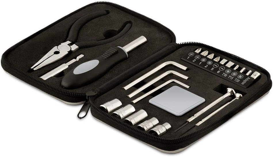 Maverton Werkzeug-Set mit Aufdruck - Werkzeugkoffer Toolbox Werkzeugkasten - personalisiert - Grösse