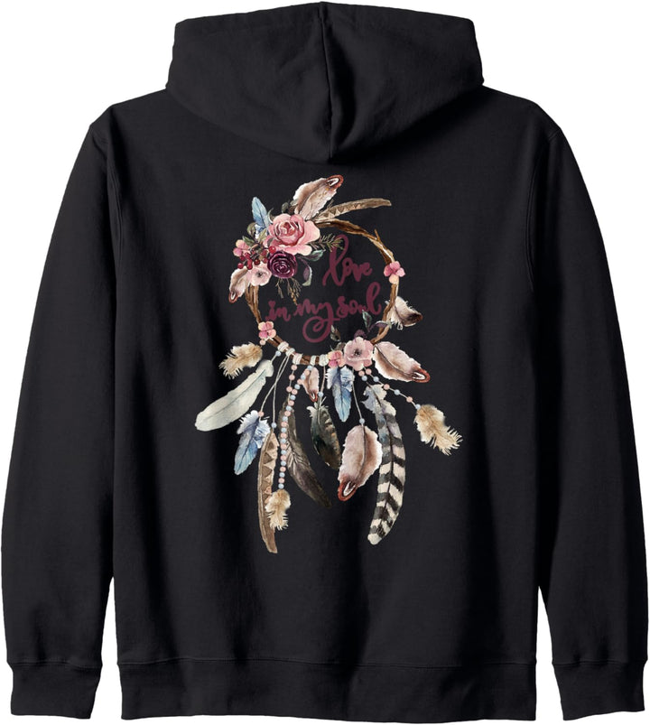 BOHO Traumfänger Love in my soul Kapuzenjacke