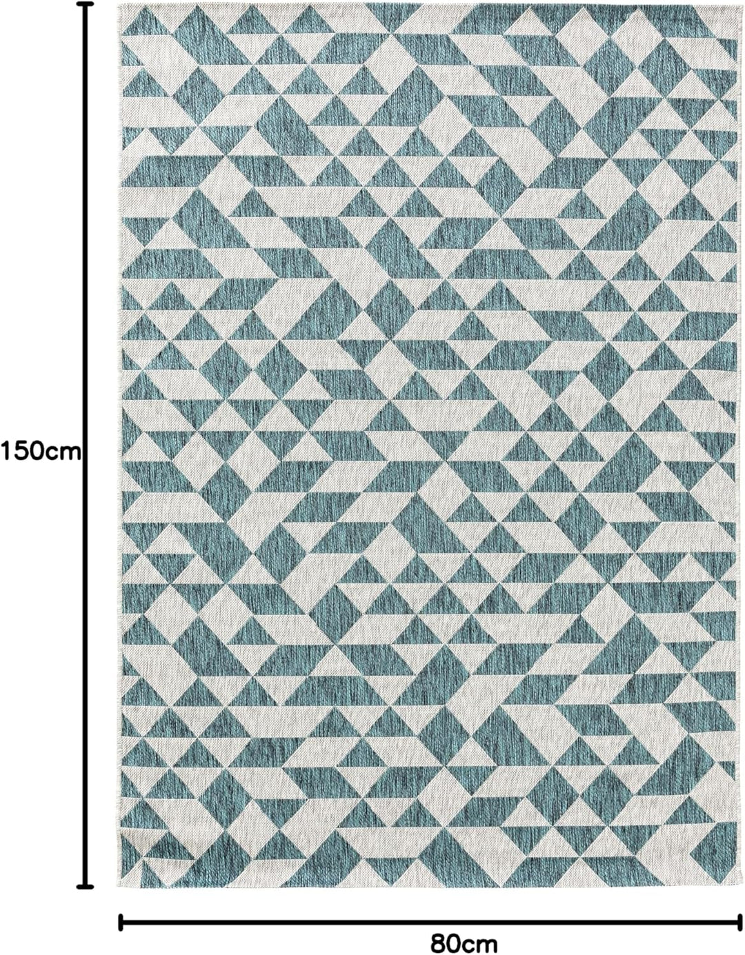 benuta Nest Teppich Cleo - Kunstfaser - Outdoor geeignet - Rechteckig & im Style:  Geometrisch, Retr