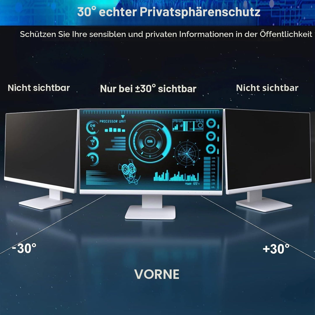 salipt 60,5 cm (23 Zoll) Computer-Sichtschutzfilter für 16:9-Breitbild-Display, Blickschutzfilter, A