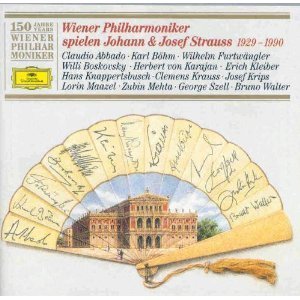 Die Wiener Philharmoniker spielen Johann & Josef Strauss: Walzer, Polkas u.a., Audio-CD
