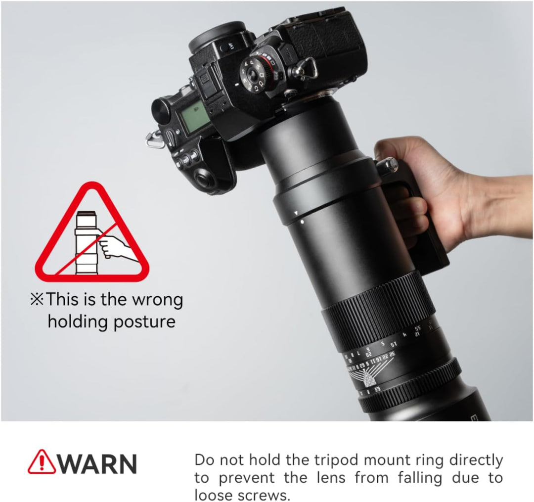 TTARTISAN 500 mm F6.3 Teleobjektiv, Vollformat für Canon RF Mount 500 mm F/6.3 Superteleobjektiv Pri
