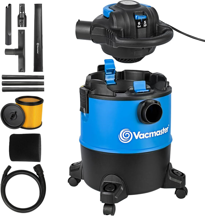 Vacmaster VBVB1223PF 1200W 23L Nass Trockensauger Mit Beutel,Mehrzwecksauger Abnehmbarem,Blasfunktio