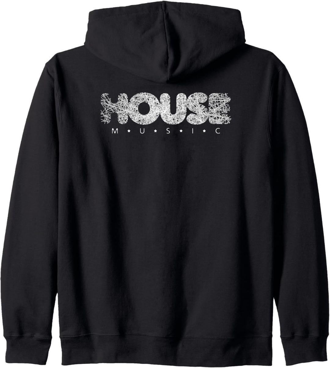House Music - Elektronisches Musikdesign für Dj Kapuzenjacke