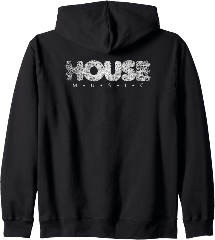 House Music - Elektronisches Musikdesign für Dj Kapuzenjacke