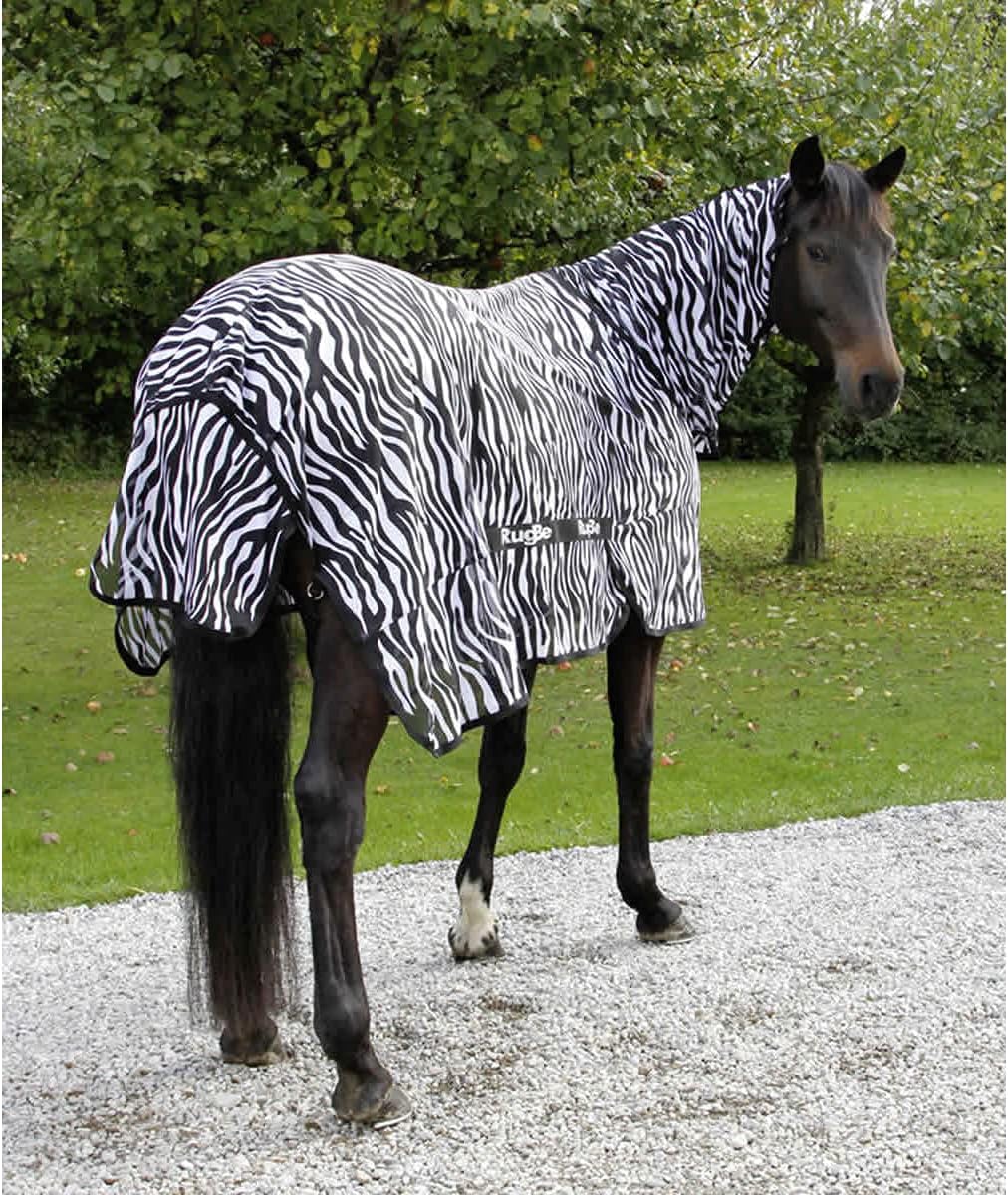 Kerbl 326123 Fliegendecke Zebra inklusiv Halsteil