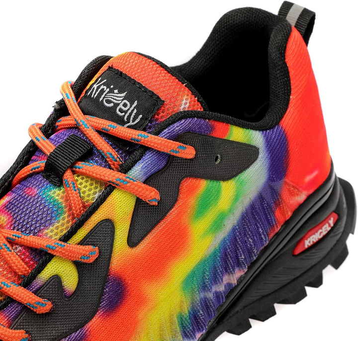 Kricely Traillaufschuhe Herren Leicht Atmungsaktiv Wanderstiefel rutschfest Laufschuhe Outdoor Fitne