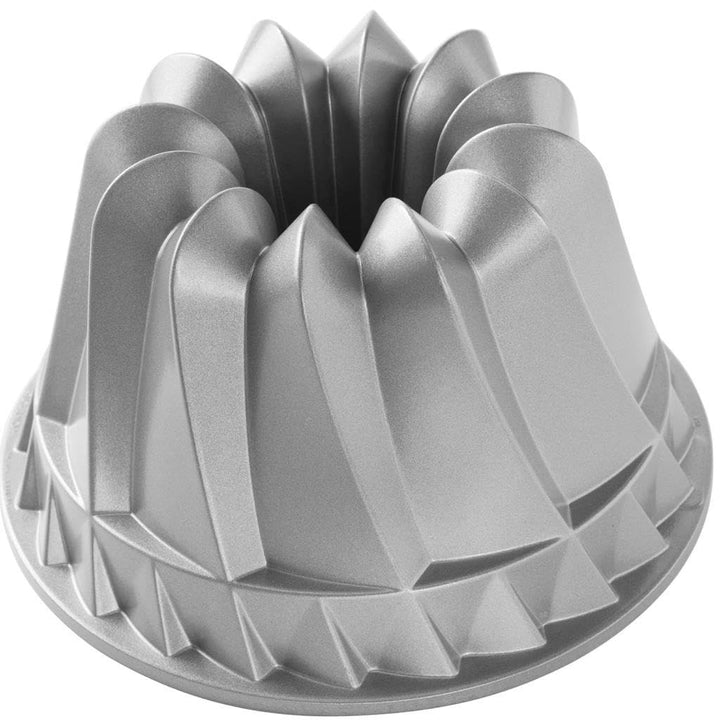 Nordicware Backform Gugelhupf, Aluminiumguss, Silber, 22,9 x 22,9 x 13,5 cm, Silber