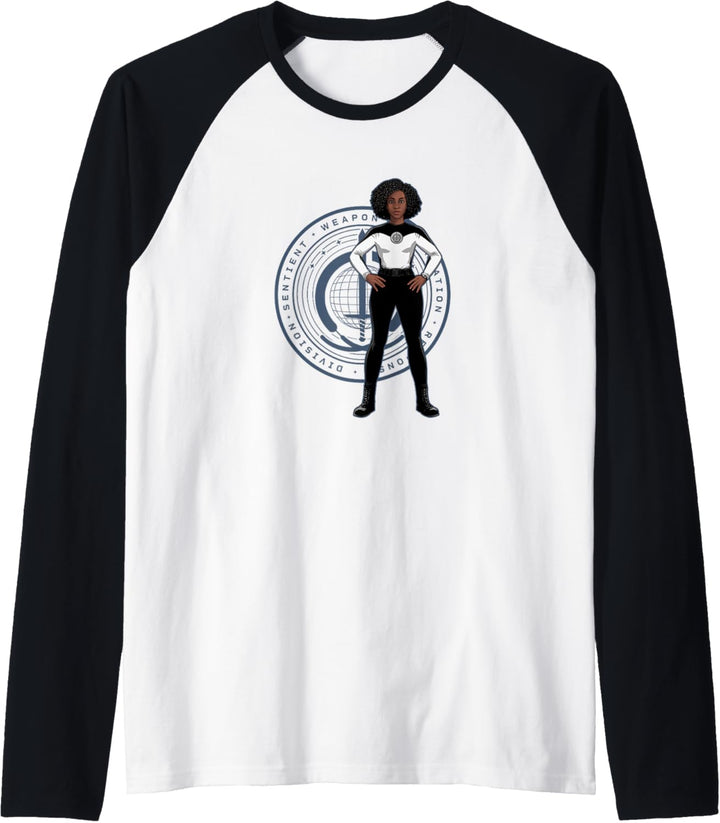 Marvel WandaVision Monica Rambeau S.W.O.R.D. Stance Raglan