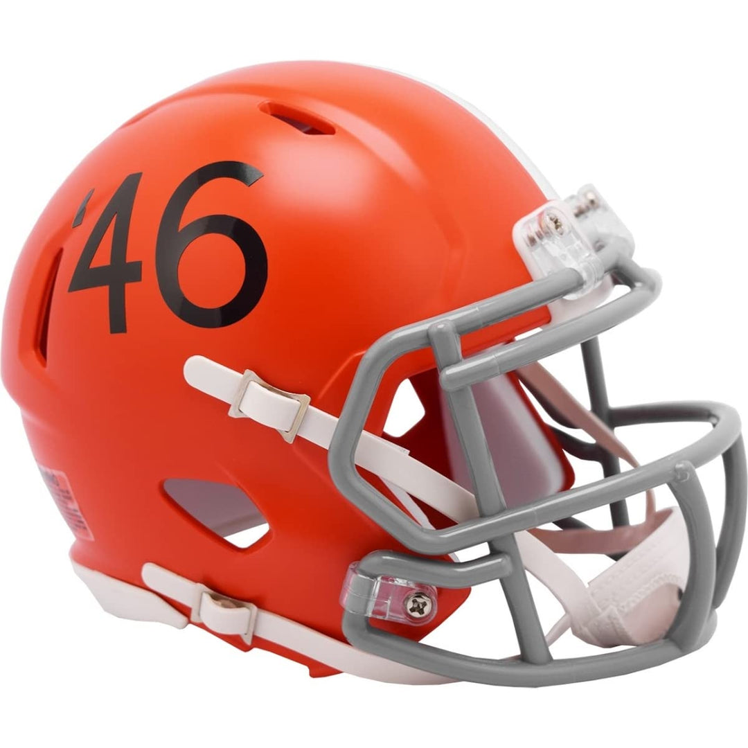 NFL Mini Helm Speed Cleveland Browns Footballhelm Throwback 1946