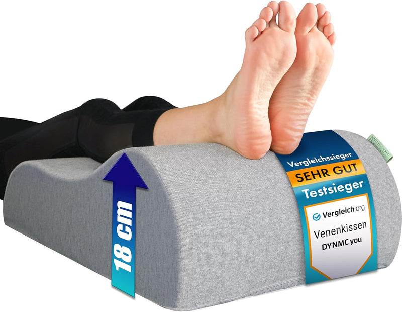DYNMC you Venenkissen Beinhochlagerungskissen - Beinkissen für Entlastung der Beine - Lagerungskisse