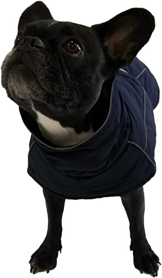 Croci Hiking Hundemantel, wasserdicht, Makalu, temperaturregulierendes Futter, Dunkelblau, 90 cm Bla