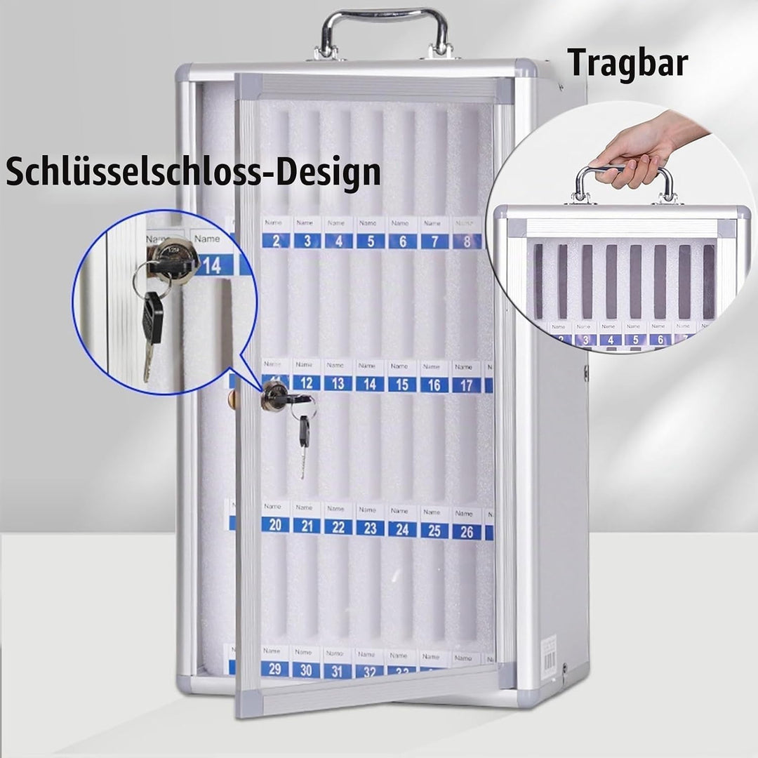 Handy Safe Schule handybox 12/24/36/48/60 Bits Handy-Safe schliessfächer Transparente Tür-Aufbewahru