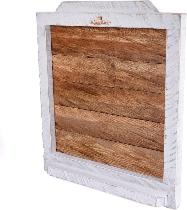 Kings Dart Dartboard Surround Holz | Massives Kiefernholz in Vintage Optik | Optische Einfassung für