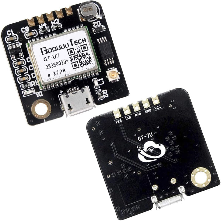 Geekstory GT-U7 GPS Modul GPS-Empfänger Navigationssatellit mit EEPROM Kompatibel mit 6M 51 Mikrocon