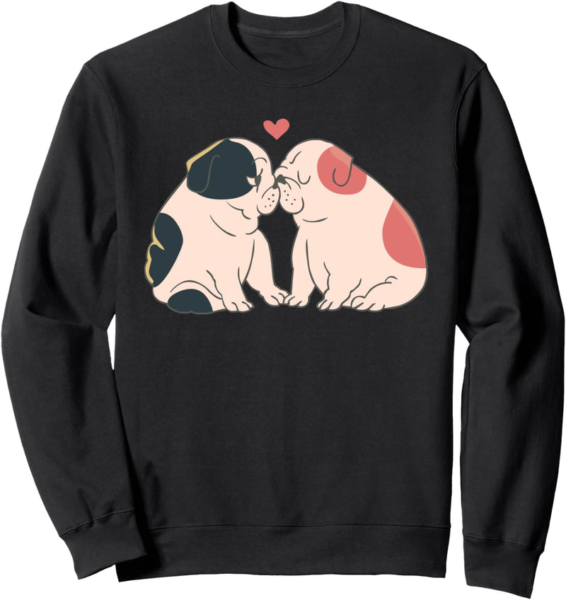 English Bulldog Kisses Sweatshirt