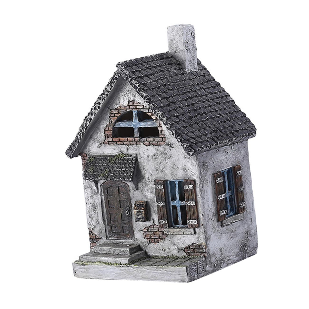 Toyvian Gartenhaus Dekorationen Kleines Haus Elegantes Gartenhaus Form Weihnachtsdekor Ornament Klei