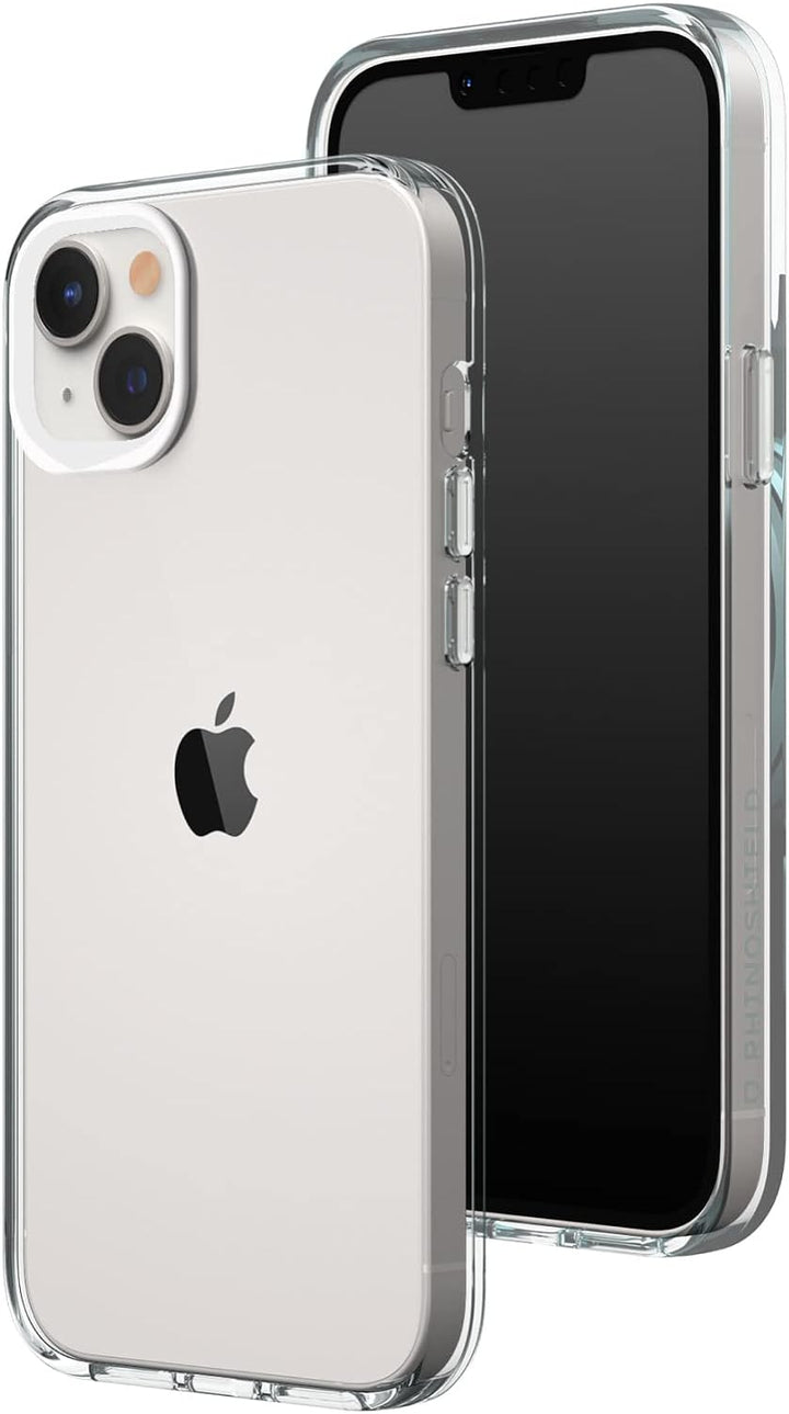 RhinoShield Crystal Clear Case kompatibel mit [iPhone 14 Plus] | Fortschrittliche Vergilbungsresiste