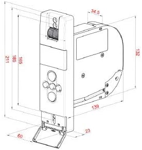 WIR elektronik, eWickler Comfort Funk, eW840-f, Elektrischer Gurtwickler, Display, für 23mm Gurtband